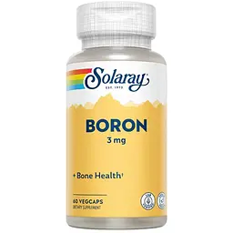 Дієтична добавка Solaray Boron Citrate 3 мг 60 вегетаріанських капсул