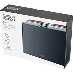 Набір обробних дощок Joseph Joseph Folio Regular Coast Grey з кейсом 4 шт. (60214) - мініатюра 5