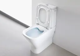 Унітаз-компакт Roca Gap Clean Rim A34D738000 з кришкою Soft Close, Білий - мініатюра 3