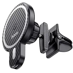 Автотримач із БЗУ CA85 магнітний Black Hoco teh0029267 - мініатюра 2