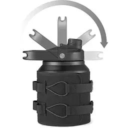 Термос Naturehike NH22SJ001 304 сталь 2.5 л чорний - мініатюра 3