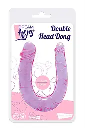 Двосторонній фаломітатор Dream Toys All Time Favorites, 30 см (фіолетовий) - мініатюра 2