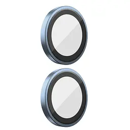 Захисне скло Metal на камеру для Apple iPhone 16 (6.1") Blueo teh0031482