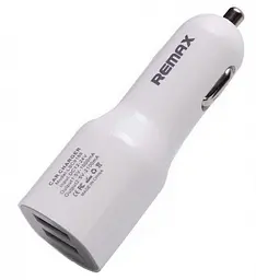 Автомобільний зарядний пристрій Remax RCC201 2USB 2.1A Mini Car Charger mini White - мініатюра 3
