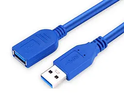 Кабель USB 3.0 AM-AF (продовжувач), 3.0 м, синій