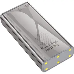 Портативна батарея Powerbank Hoco J103A Discovery Edition 22.5W 20000mAh Grey - мініатюра 5