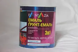 Ґрунт-емаль по іржі 3 в 1 Fantazia темно-сіра 2.6 кг - мініатюра 2