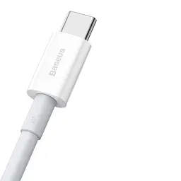 Кабель Baseus Superior Series Fast Charging USB to USB-C 66W 1m (CATYS-02) White [67416] - мініатюра 3