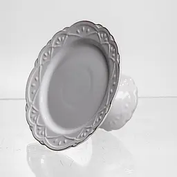 Блюдо на ніжці порцелянове Pearl 15 см Yiwu 120-YH-HG047 - мініатюра 3