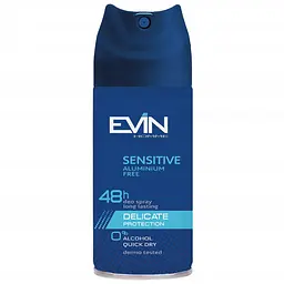 Дезодорант-антиперспірант Evin Homme Sensitive спрей чоловічий 150 мл