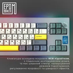 Клавіатура Epomaker Shadow-X Flamingo Switch Black (SHX-B-F) [125687] - мініатюра 4