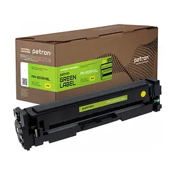 Картридж Patron HP CLJ CF402A для M252/M274/M277 Yellow, GREEN Label (PN-201AYGL)