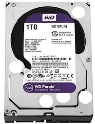 Жорсткий диск Western Digital 3.5 Purple 1Tb (WD10PURZ)