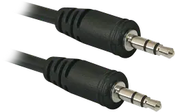 Кабель AUX Audio 3.5мм M/M 1.5м JACK01-05 чорний Defender - мініатюра 3