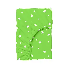 Набір простирадл на резинці Cosas LIME STARFALL 60х120х12 см (SetSheet_Beige_StarFallLime_120x60) - мініатюра 4