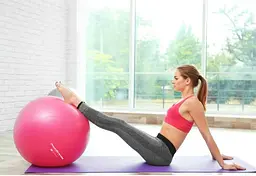 М'яч для фітнесу (фітбол) Power System PS-4018 Ø85 cm PRO Gymball Pink (PS-4018PI-0) - мініатюра 9