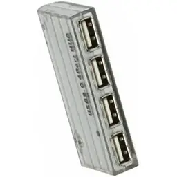 Хаб Usb Viewcon VE099, сріблястий, Usb 2.0 - 4xUsb 2.0, кабель 1 м