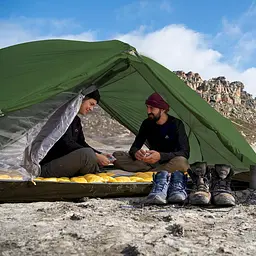 Намет Naturehike Mongar NH17T007-M надлегкий двомісний з футпринтом 210T темно-зелений - мініатюра 3
