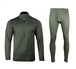 Флісова тактична термобілизна Mil-Tec Thermofleece Underwear gen. III Level 2 - Olive -11222001 -2XL
