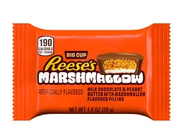 Шоколадні цукерки Reese's Big Cup Marshmallow Peanut Butter Cup 39г