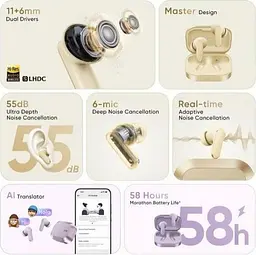 Навушники Realme Buds Air 8 Master Gold - мініатюра 5