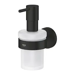Дозатор для рідкого мила Grohe Essentials 1022572430, Чорний матовий - мініатюра 2