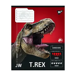 Зошит Yes JURASSIC WORLD Strength and Power А5 36 аркушів лінія (767671), в асортименті - мініатюра 4