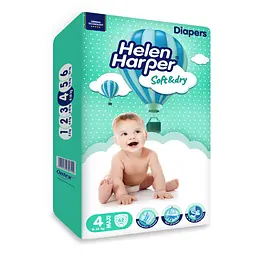 Підгузки Helen Harper Soft & Dry 4 (7-18 кг) 46 шт. - мініатюра 2