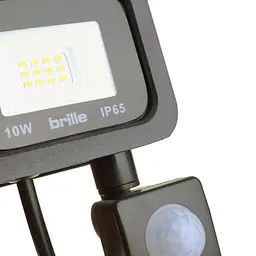 Світлодіодний прожектор Brille з датчиком руху HL-19P/10W NW IP65 - мініатюра 7