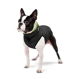 Курточка для собак AiryVest двостороння розмір XS 22 cалатово-чорна - мініатюра 4
