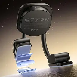 Автотримач з БЗП Baseus PrimeTrip C03s Pro Magnetic Wireless Charging (C0013B) Cosmic Black - мініатюра 4