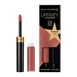 Стійка губна помада Max Factor Lipfinity 2 Step відтінок 82 Stardust 2.3 мл + 1.9 г (8000019174514) - мініатюра 3
