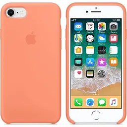 Чохол Apple Silicone Case iPhone 8/7 peach (OEM) - мініатюра 3