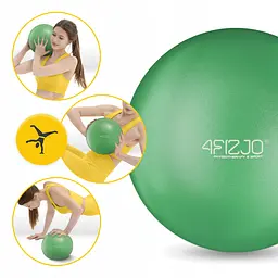 М'яч для пілатесу, йоги, реабілітації 4FIZJO 22 см Green (P-5905973404853) - мініатюра 3
