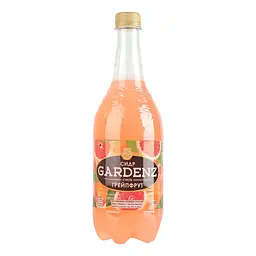 Сидр Gardenz Смак Грейпфрут звичайний газований солодкий 5% 0.75 л