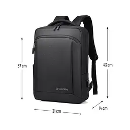 Рюкзак для ноутбука ColorWay Practical 17.3" Black (CW-BPP173-BK) - мініатюра 2