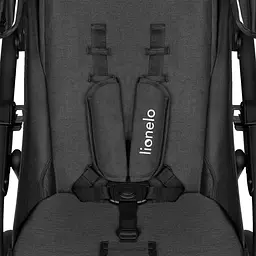 Прогулянкова коляска Lionelo Annet Plus Black Carbon, чорна (LO-ANNET PLUS BLACK CARBON) - мініатюра 10