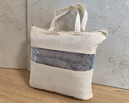 Набір махрових турецьких рушників Zeron 3 штуки 50х90 Microcotton Dalgali Desen - мініатюра 6