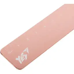 Лінійка-закладка 16см метал. "Yes" Rose Gold непрозор. №370537(12) - мініатюра 2