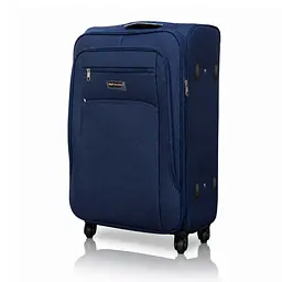 Чемодан с расширением Wings 2501 большой 97л синий (2501-L-Blue)