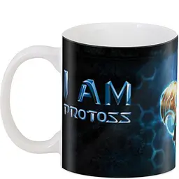 Кухоль GeekLand Вархаммер Warhammer I am Protoss ZN.02.007.516 330 мл білий - мініатюра 3