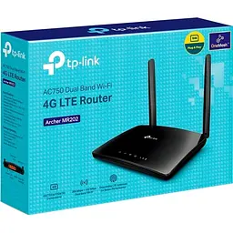 Роутер Archer MR202, Black, WiFi 5, 4G (5GHz до 433 MB/s / 2.4GHz до 300 MB/s) TP-Link teh0020519 - мініатюра 4