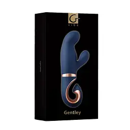 Вібратор-кролик Gvibe Gentley 19,9 см (синій) - мініатюра 9