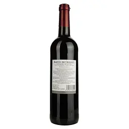 Вино Baron de Cresset червоне сухе 0.75 л - мініатюра 2