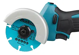 Шліфмашина кутова акумуляторна Makita DMC300Z (76 мм, 20000 об/хв, BL, LXT, без акумуляторів та зарядного пристрою) - мініатюра 2