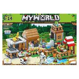 Конструктор дитячий Майнкрафт My World Bambi 600D пластик, 778 деталей