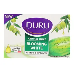 Косметичне мило Duru Blooming White Natural Olive з оливковою олією 90 г - мініатюра 2