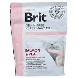 Сухий корм Brit GF VetDiet Cat Hypoallergenic для кішок, з харчовою алергією й нестерпністю, з лососем і горохом, 400 г - мініатюра 3