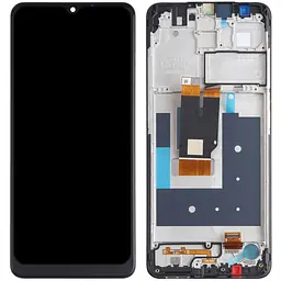 Дисплей Nokia 2.4 чорний, з рамкою