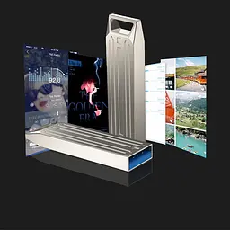 Флеш-накопичувач WIWU Wi-FD002 Infinite USB 2.0 — 128GB Silver - мініатюра 6